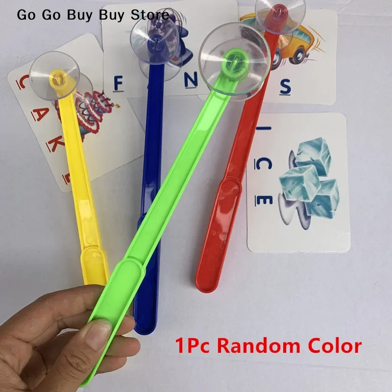 【S】1PCS Random color Fidget Toys Brinquedos Children's Board Games Sucker Hammer Fun Toys Knock Suction Table Party Game Toys