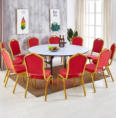 The product can be customized. Wholesale aluminum alloy hotel chair banquet chair