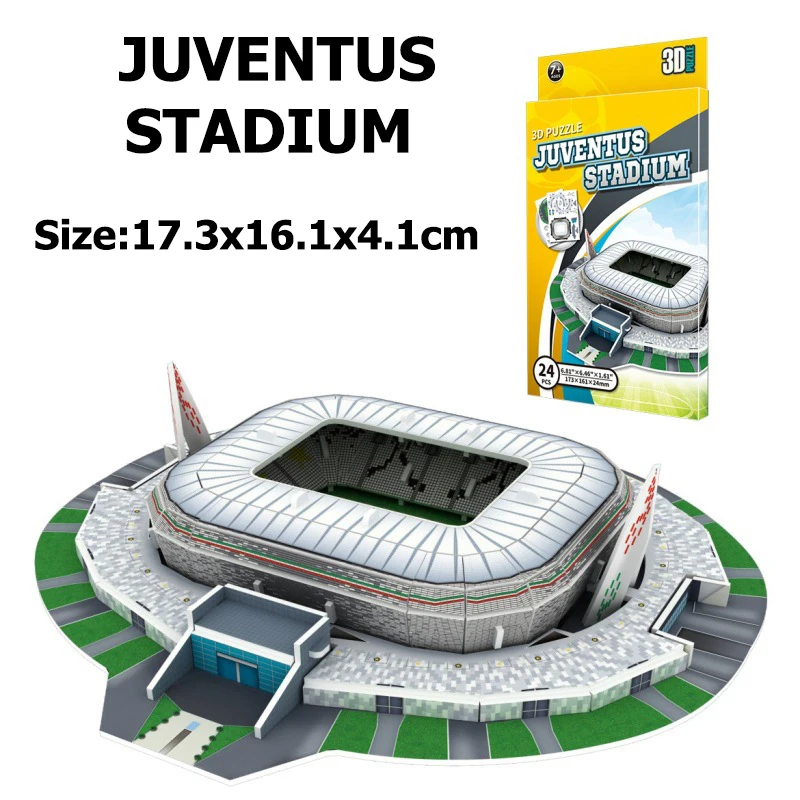 DIY Berühmte Fußballstadion 3D Puzzle Set | Lehrreiches Puzzle-Set | Geschenk für Fußballfans – Detail 4