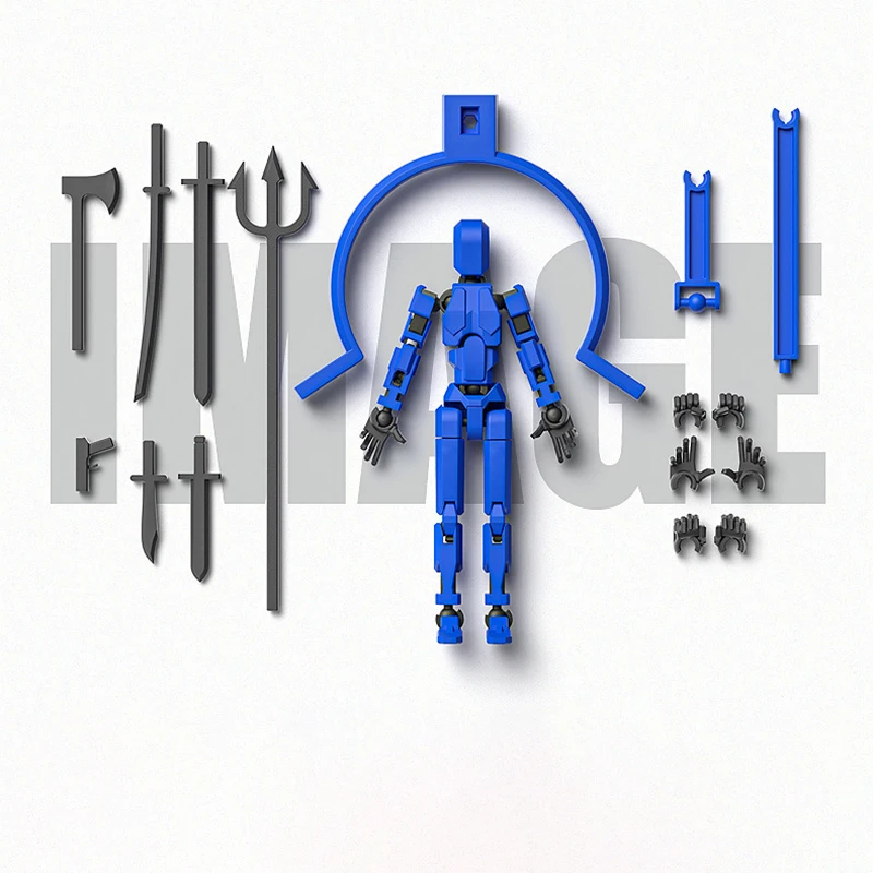 Atração magnética 3d impresso manequim manequim 13 multi-articulado móvel shapeshift robô montagem figura de ação brinquedos para crianças