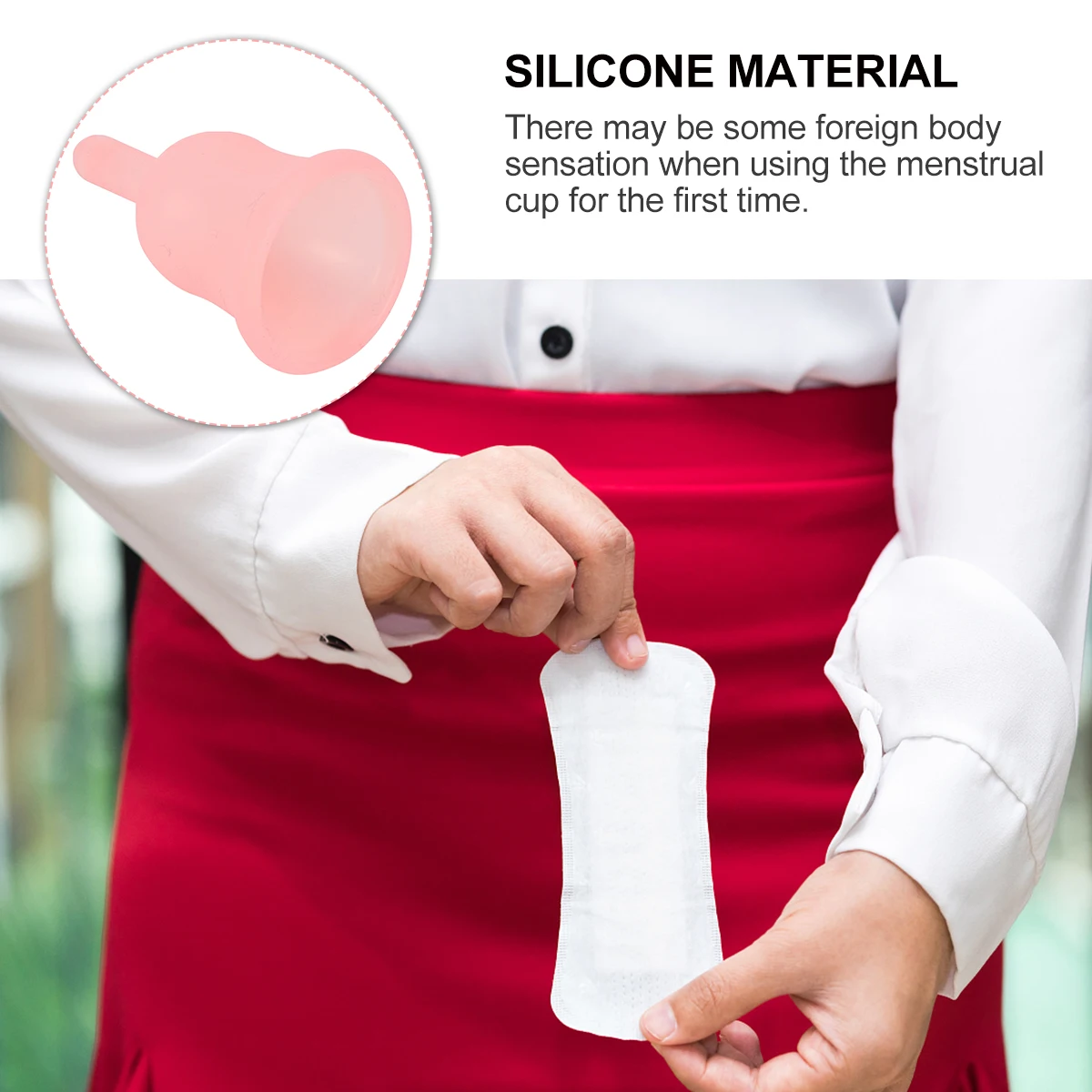 

Силиконовая менструальная чаша фиолетового цвета, размер S, герметичный перерабатываемый коллектор для ежемесячного периода, домашнего использования в деловом поезде