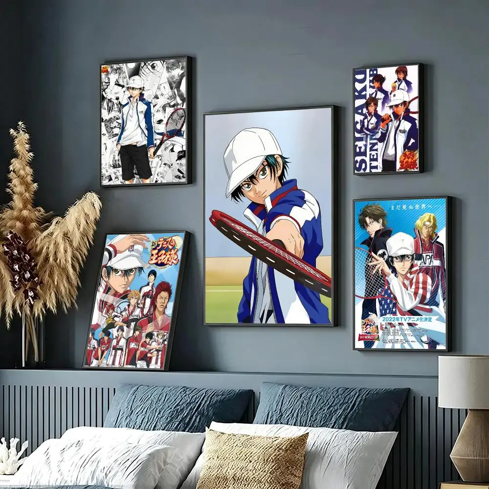 anime The Prince of Tennis Poster Wall Posters Art Print HD Print Self-Adhesive Waterproof Wall Stickers Room Decoration