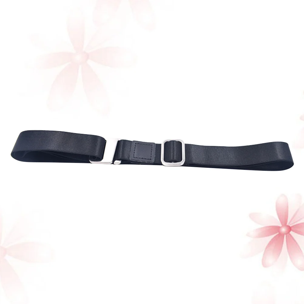 

Anti-Slip Wrinkle-Resistant Shirt Stay Adjustable Elastic Belt 2.5Cm Black Strong Clip Men Women Shirt Lock Undergarment