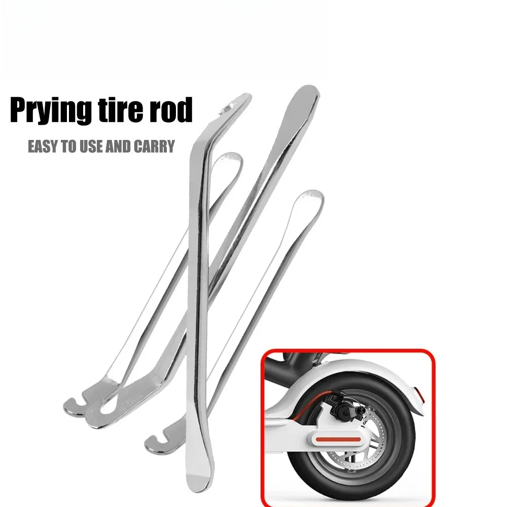 Para xiaomi m365/pro/pro2 scooter elétrico ferramentas de reparo roda pé-de-cabra pneu colher removedor ferramenta acessórios aço inoxidável