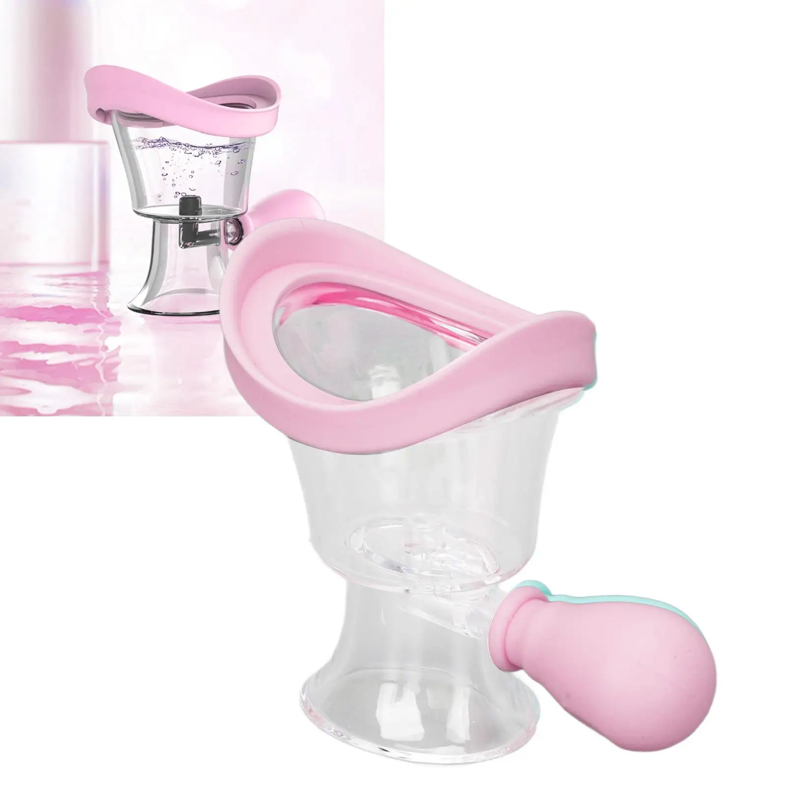 Silicone Eye Wash Cup - Squeeze Control Cleaner Kit for visual Fatigue & Makeup Residue Remover