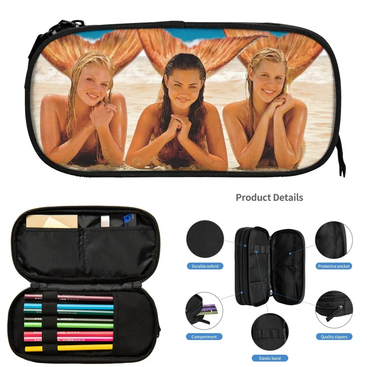 

H20 пеналы для студентов, школьная коробка для ручек, сумка-карандаш большой емкости, пенал для хранения канцелярских принадлежностей