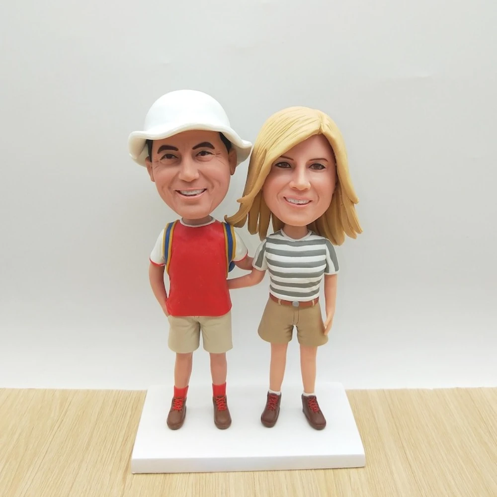 

Custom Bobblehead from Photo Handmade Full Body Custom Figurine Custom Gift for Husband Wife Boyfriend Girlfriend Anniversary
