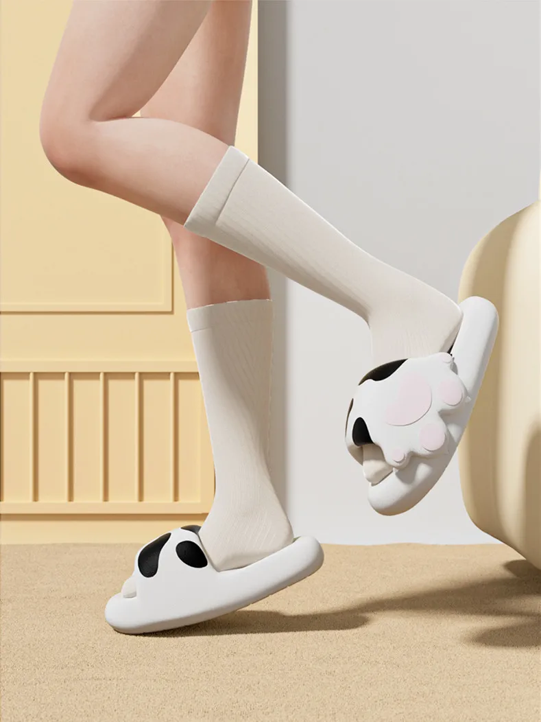 Cute Pet Cat Claw Slippers For Women Summer Home Slipper Boys' Girls' Baby Slippers 2024 New Couple Parent Child Slippers
