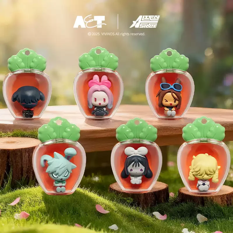 

В наличии Alien Stage Rabbit Series Little Cute Radish Blind Box Cute Mizi Sua Ivan Till Аниме Мини-модель моркови Периферийные подарки