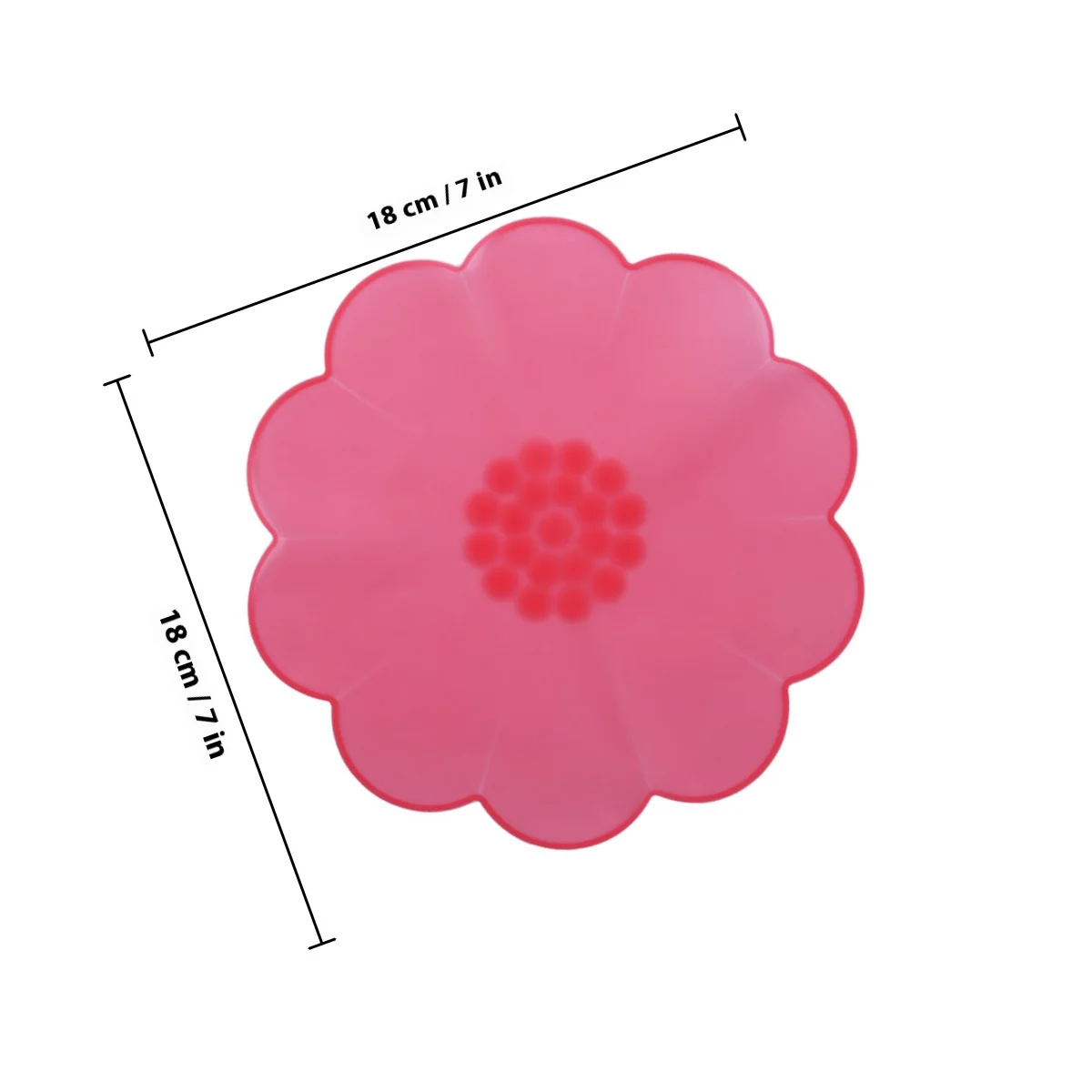 أغطية قابلة للتمدد من السيليكون على شكل زهرة حمراء وردية، أغطية أوعية قابلة لإعادة الاستخدام وقابلة للتوسيع، سدادة محكمة الغلق مانعة للتسرب للطازجة