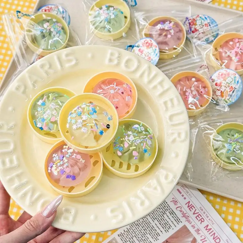 Mini Steamer Squishy Toys Set for Stress Relief and Relaxation Slow Rebound Buns for Home or Work