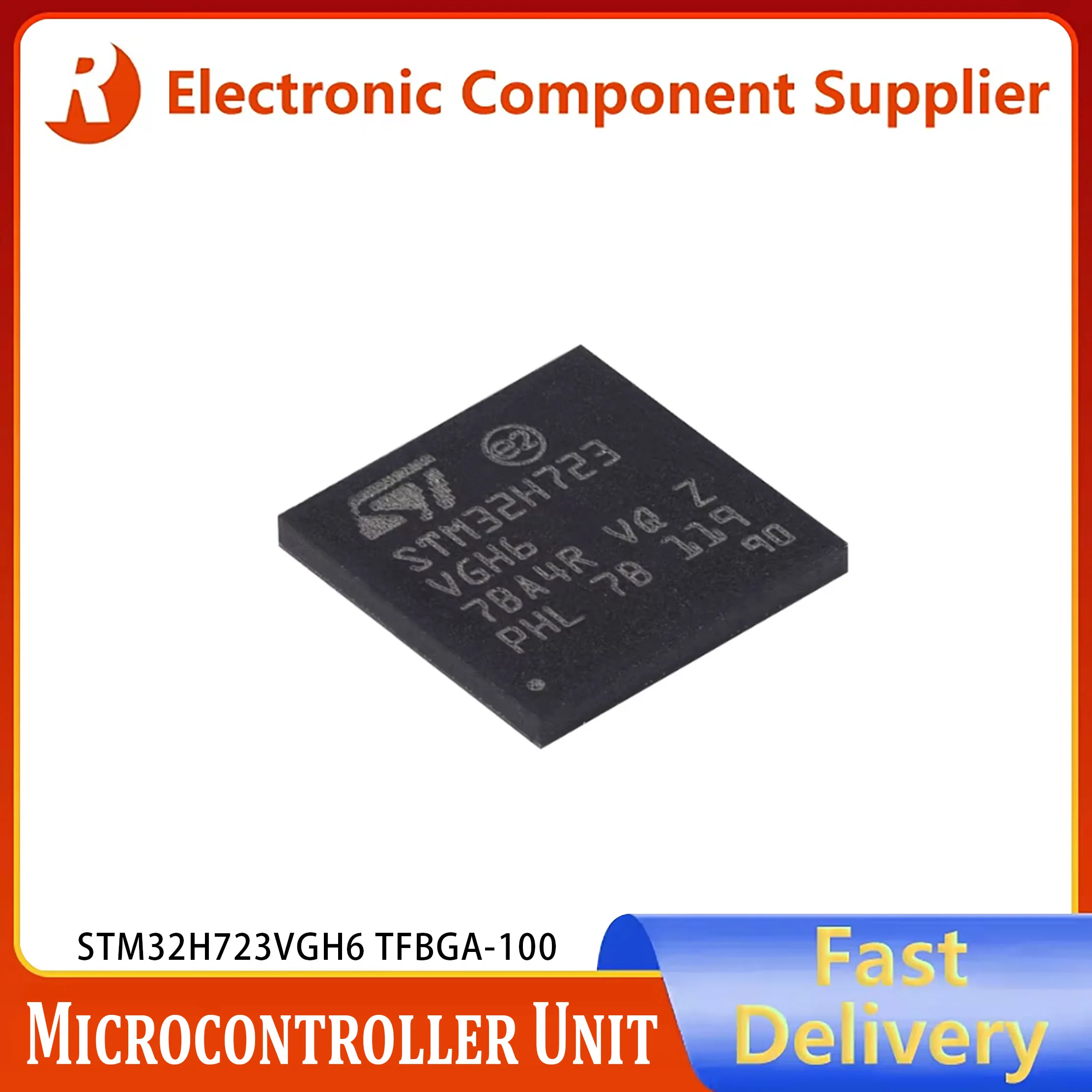 1pcs STM32H723VGH6 TFBGA-100 ARM Cortex-M7 32-bit Microcontroller - Genuine Original MCU