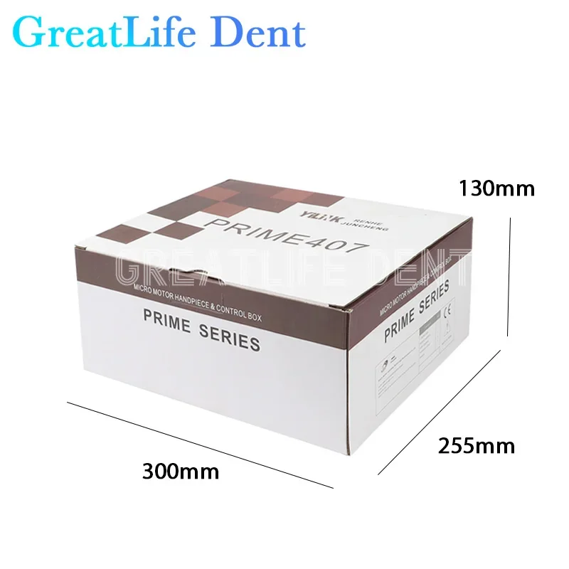 GreatLife Dent 230W 50000 Rpm Brushless Polishing Machine Prime 407 Drills Machine Nail Jewelry Dental Micromotor Handpieces