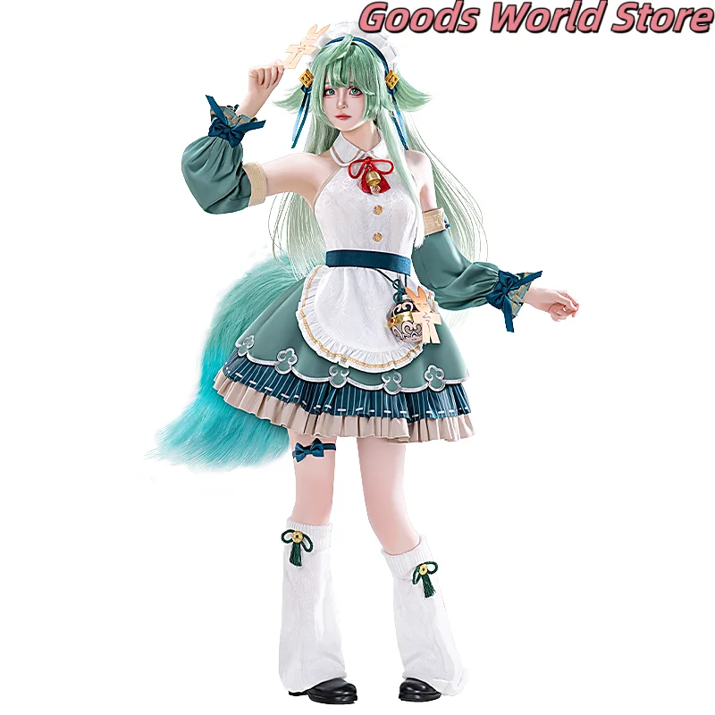 متوفر في المخزون فستان مُصمم حسب الطلب زي هونكاي ستار رايل HUohuo ملابس لعب الأدوار ملابس حفلات الهالوين للنساء #6