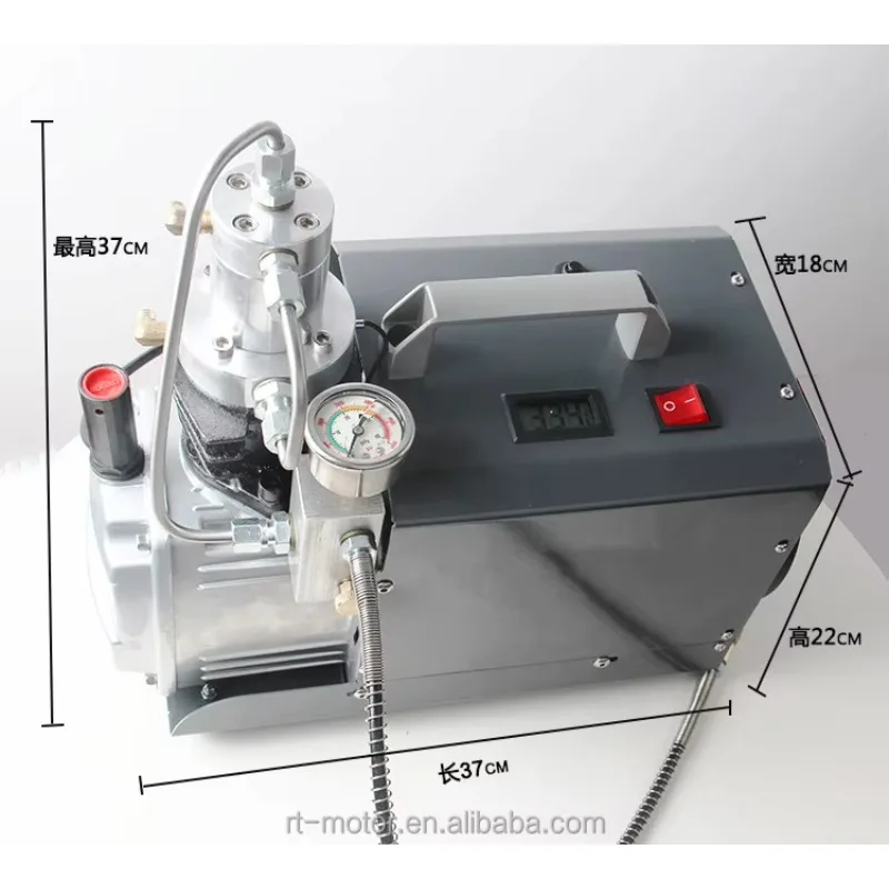 Neue Produkte 300bar/220V AC/Hochdruck Elektromotor PCP Luftkompressor Pumpe