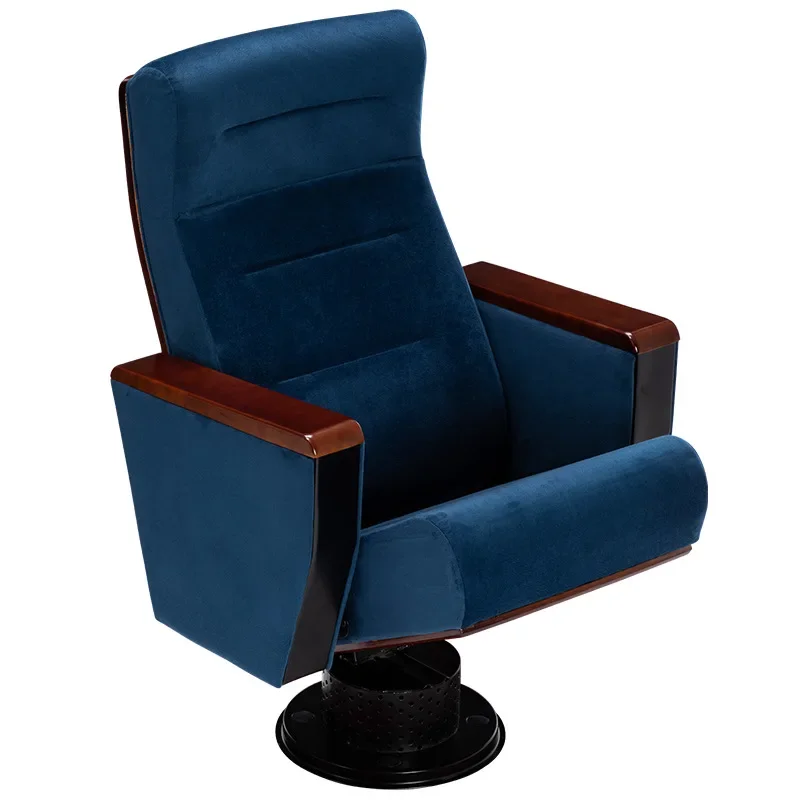 

Auditorium Chair Aluminum Alloy Foot Chair Lecture Hall Cinema Conference Room Continuous Row Soft Luxury Cinema