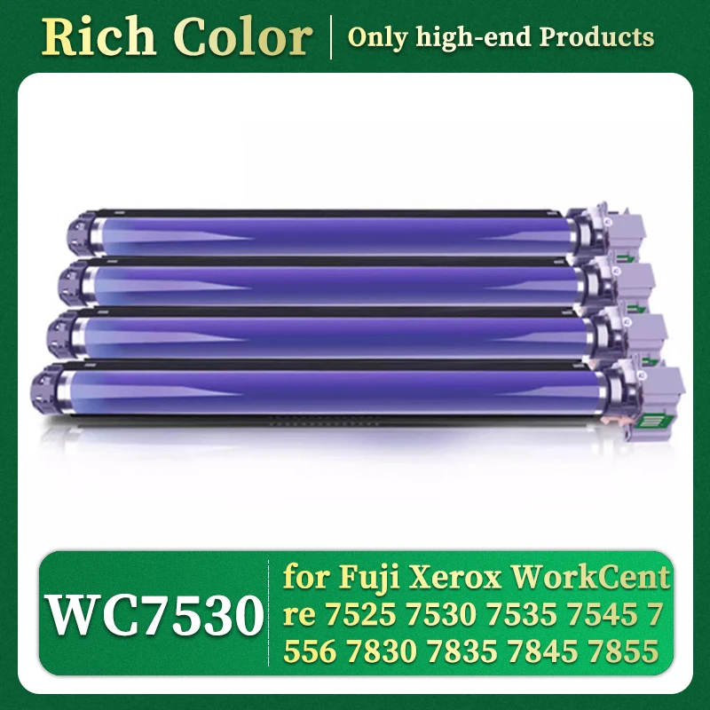 4Color WC7530 Drum Unit for Fuji Xerox WorkCentre 7525 7530 7535 7545 7556 7830 7835 7845 7855 WC7525 WC7535 Kit Cartridge