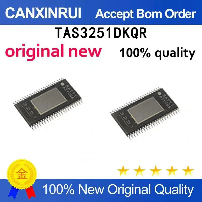 (5pcs-100pcs）New TAS3251DKQR TAS3251 3251 TSSOP56 Package Sound Screen Amplifier/Linear Chip