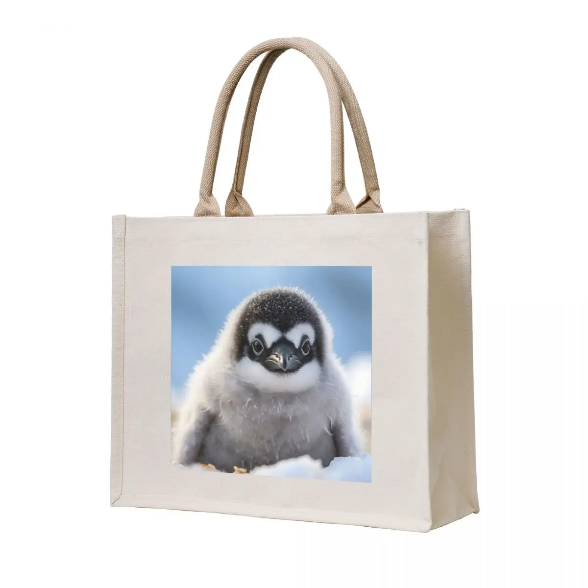 

Baby Penguin Photo Tote Bag bags for women shopper bag women canvas Shopper bag