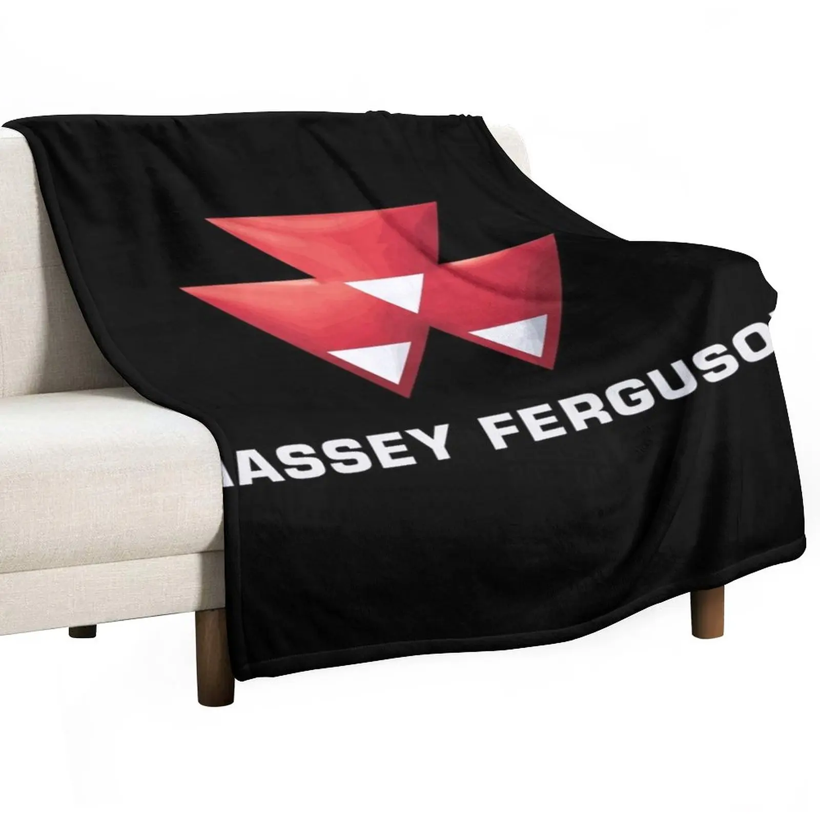 Massey Ferguson agricultural Throw Blanket Large Blanket Moving Blanket Flannels Fluffy Shaggy