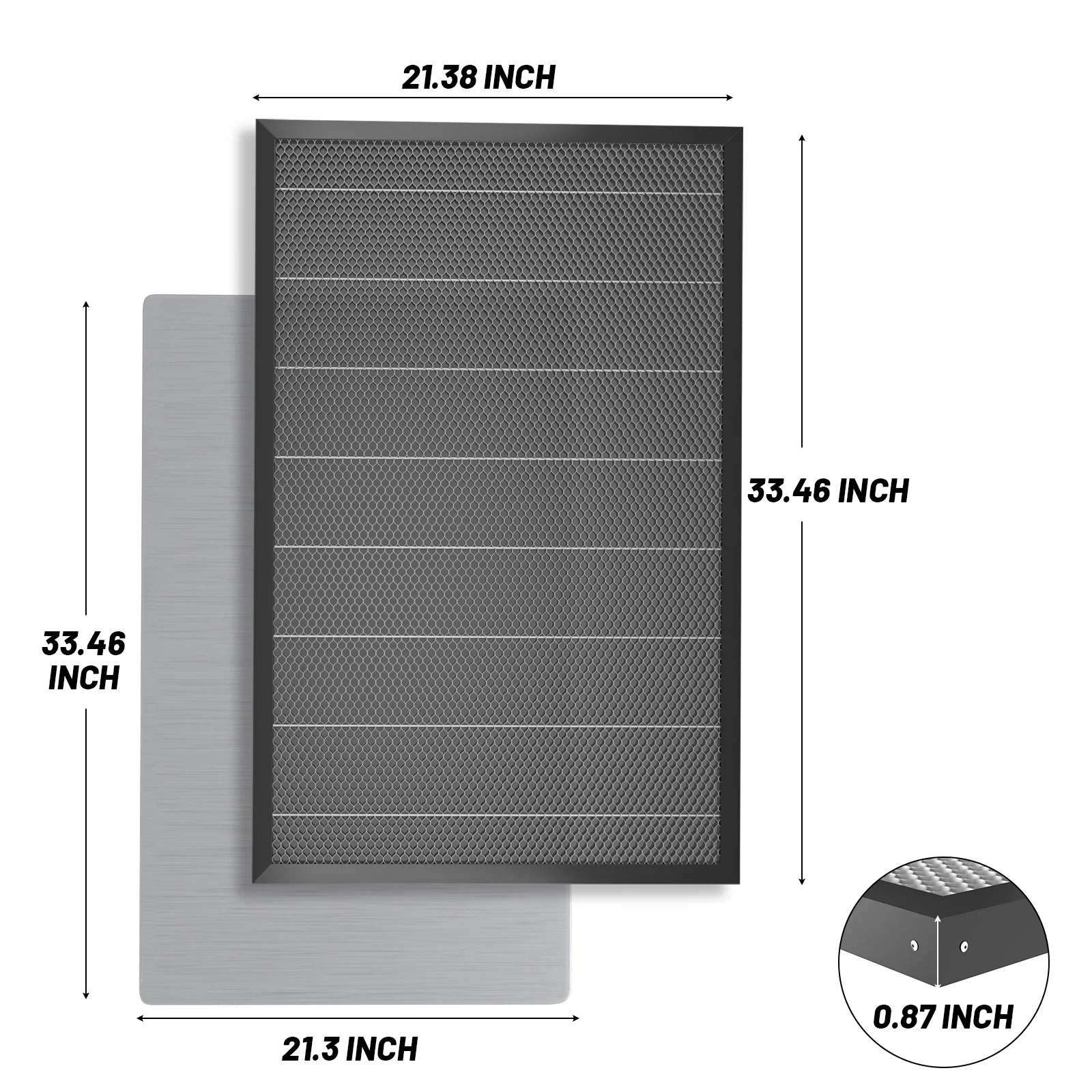 NEJE H8554 Tổ Ong Tấm 540X850 MM LASER Giường, LASER Tổ Ong Bàn Làm Việc Cho NEJE MAX LASER Khắc & Dao Cắt