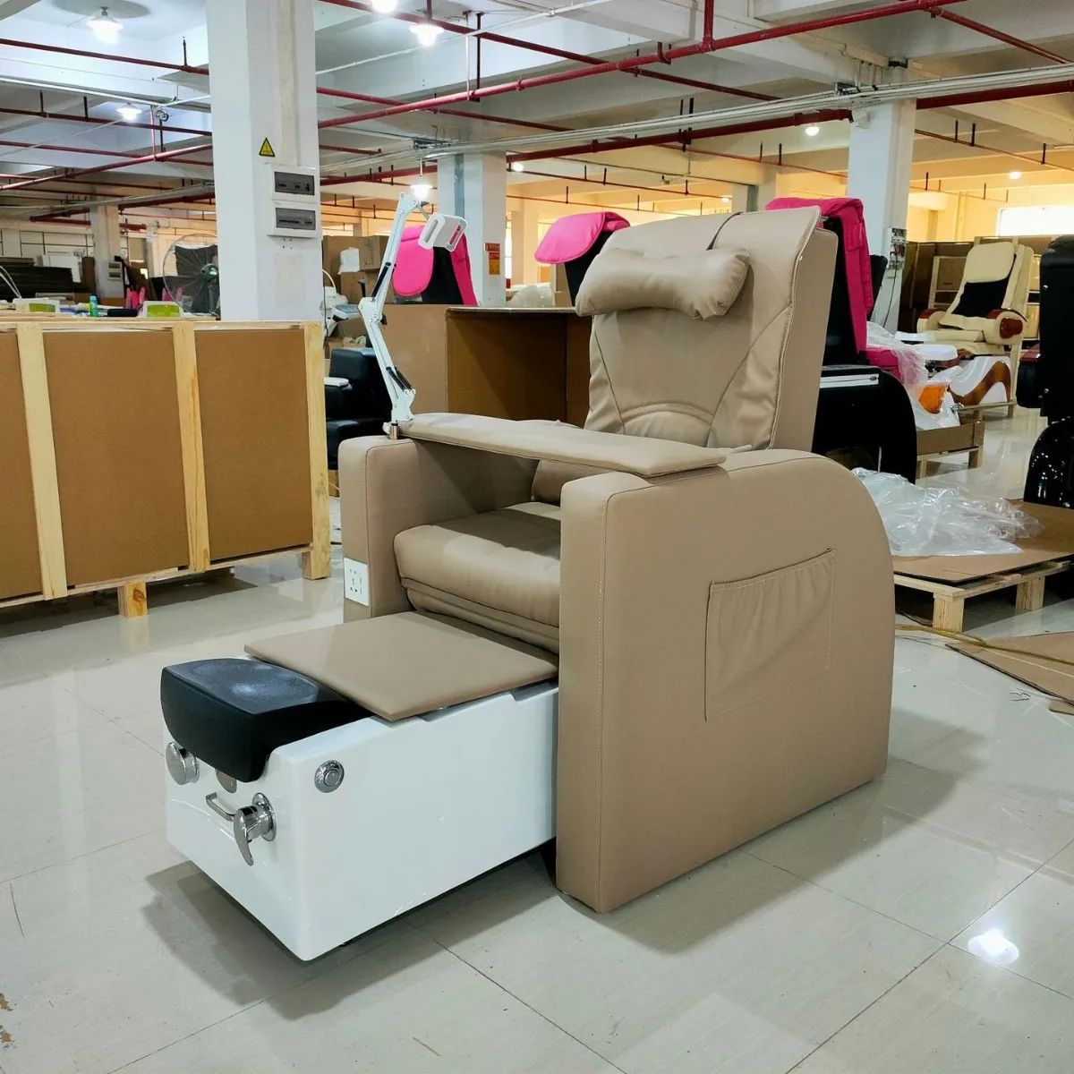 Factory Direct 2026 Electric manicure sofa multi-functional flat single massage foot chair