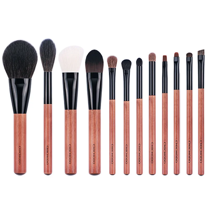 Conjunto de pincéis de maquiagem - pintura - pincel - pincel de sombra - pincel de delineador