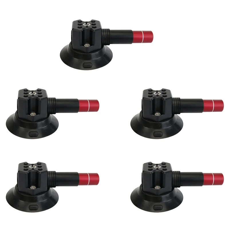 

AS95-5Pcs 3 Inch Car Photography Suction Cup First-Person Perspective Car Mount Suitable For Gopro Accessories Black