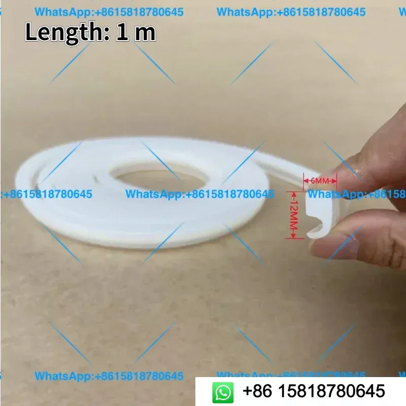 1m Sealing strip Vacuum packaging machine upper Cover Seal parts Silicone  Rubber strip Single chamber for sealing machine