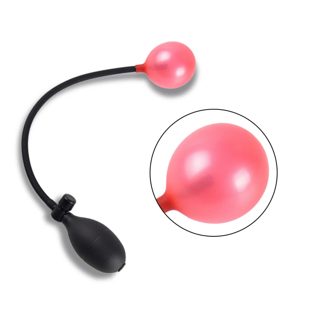 Urethra Long Catheter Dilator Inflatable Horse Eye Stick Silicone Penis Plug Male Masturbator Trainer Anus Plug Sex Toys for Men