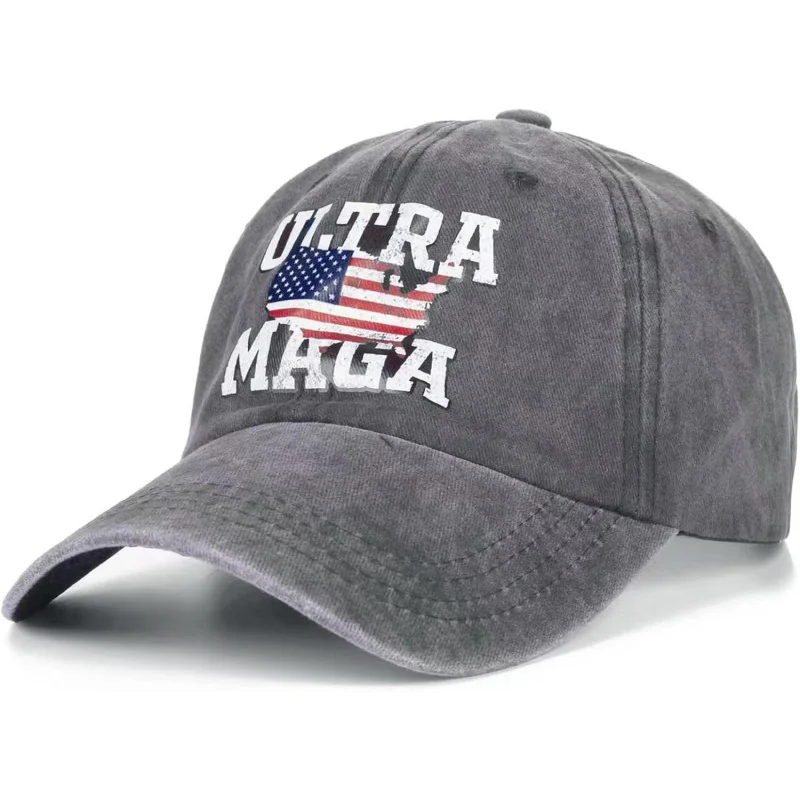 

Men's and Women's Sports Leisure Fashionable High end Trump Hat MAGA American Flag Baseball Hat 2024 Truck