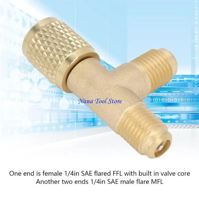 31GJ Refrigerants Adapter For R22 R134 Quick Connection Quick Coupler Access Joint