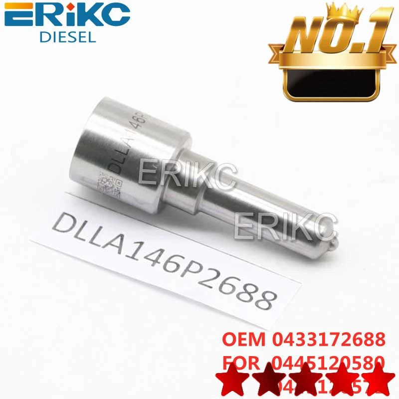 ERIKC DLLA146P2688 Oil Burner Spray Nozzle DLLA 146P 2688 OEM 0 433 172 688 High Precision 0 433 172 688 for 0 445 120 580