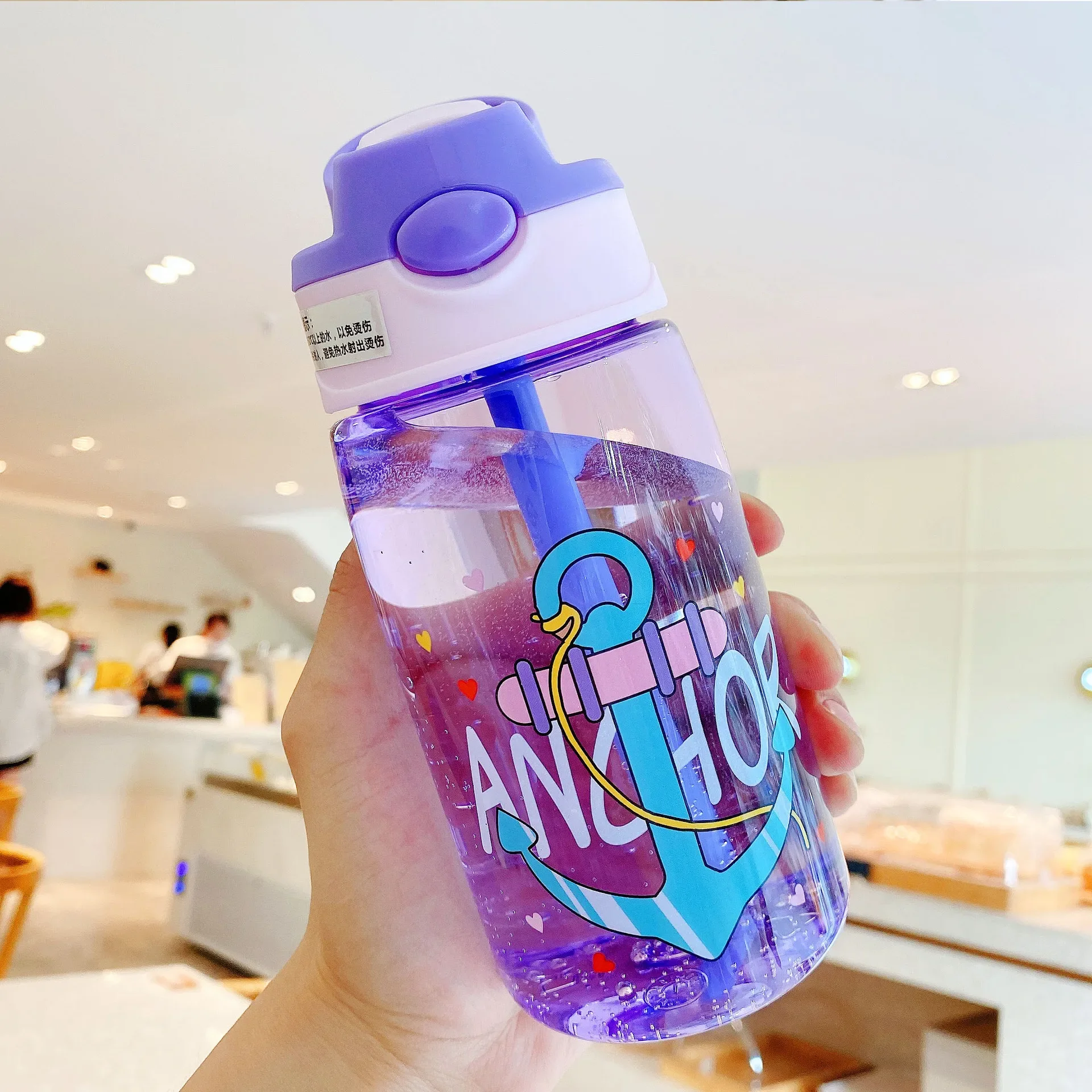 

Kids Water Sippy Cup Creative Cartoon Baby Feeding Cups with Straws Leakproof Water Bottles Outdoor Portable Children's Cups