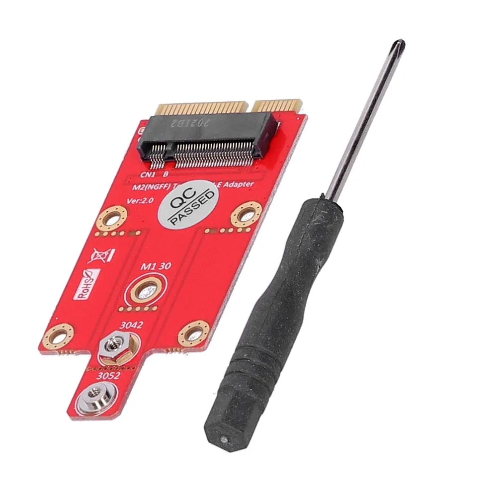 Plug and Play M.2 B Key To Mini PCIE Card Universal Portable PCIE Adapter Header Expansion Module for for 3G 4G 5G