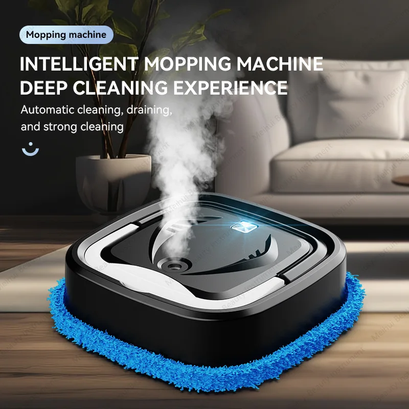 Cross-border Smart Household Wet and Dry Cleaning Robot Humidification Mopping Machine Lazy Sweeper