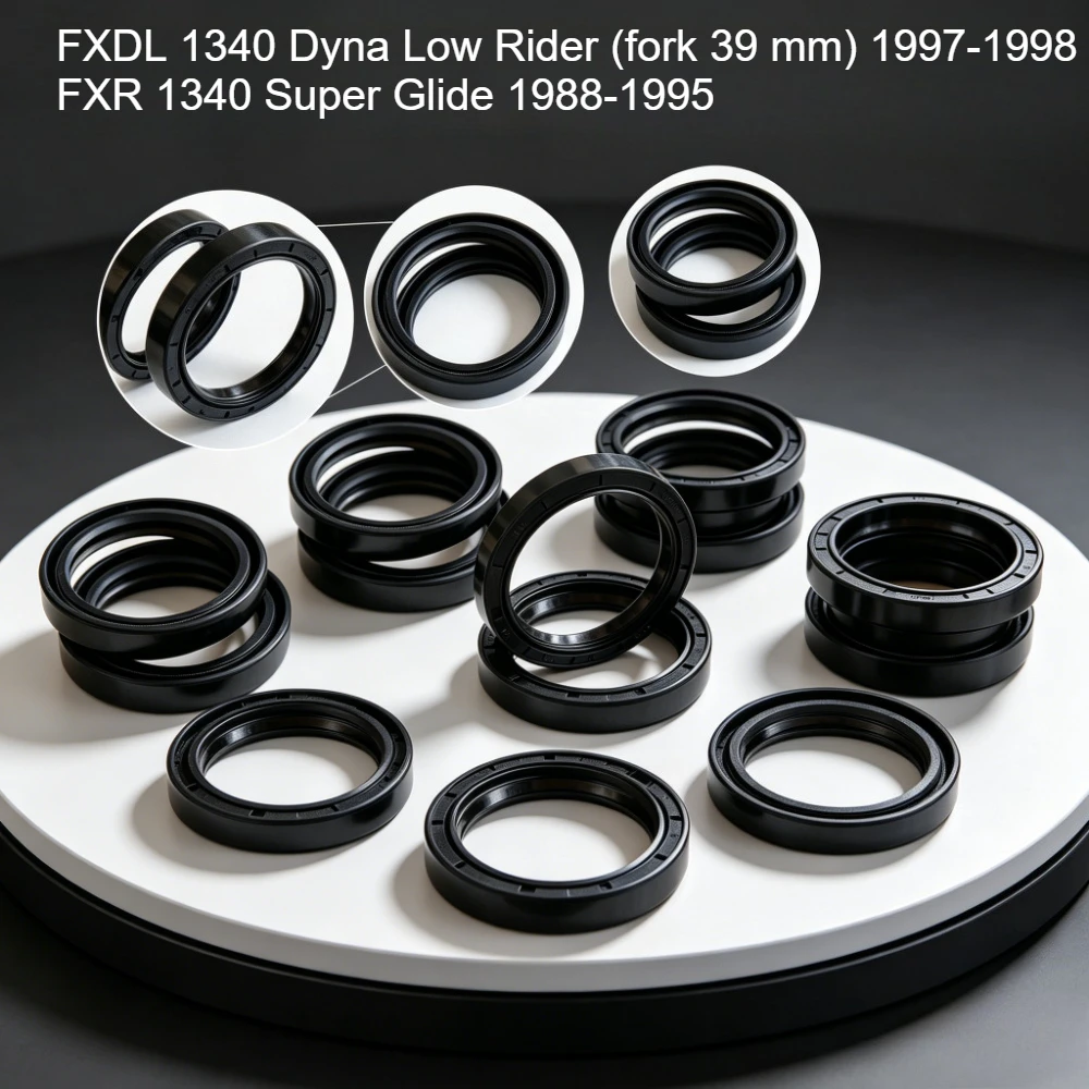 

2pc/4pc/6pc 39x52x11 Front Fork Oil Seal For For HAR/LEY DAVI/DSON FXR1340 FXR Super Glide FXDL 1340 Dyna Low Rider fork 39 mm
