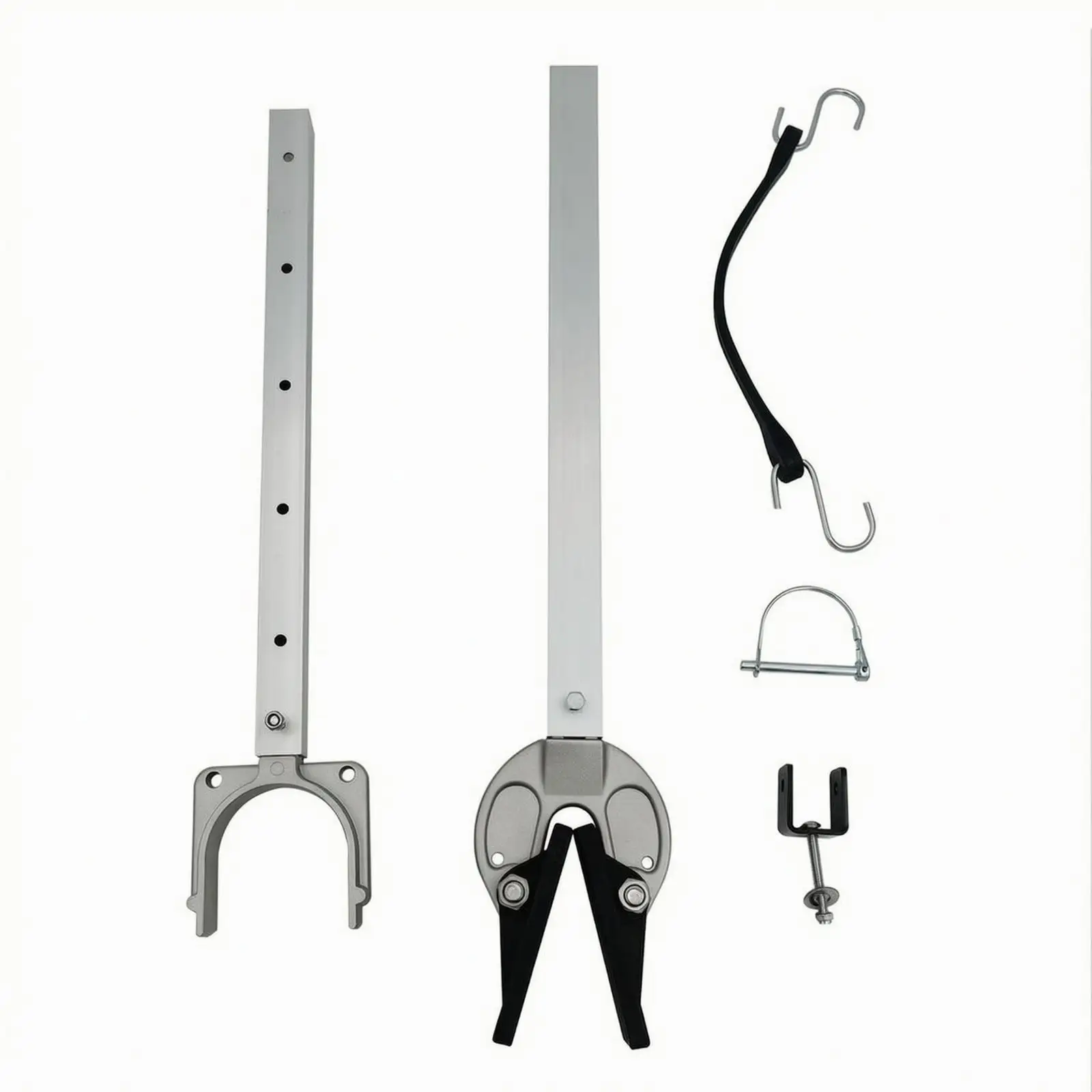 Trailer Mounting Bracket Secure Adjustable Metal Boat Support Bracket Practical for Marinas, Marine Maintenance Work