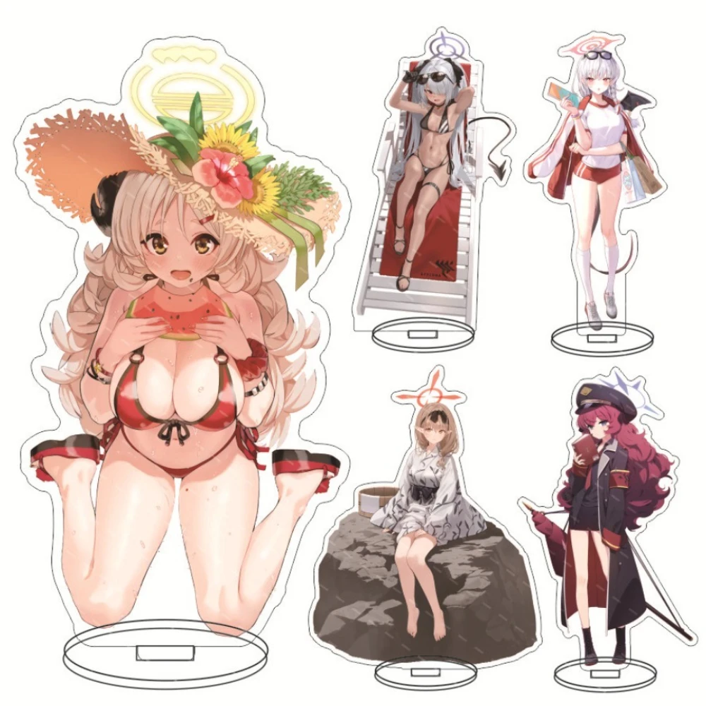 

Периферийные устройства японского аниме, нежный персонаж, двусторонняя акриловая подставка, модель, акриловые украшения для рабочего стола, подарки для фанатов