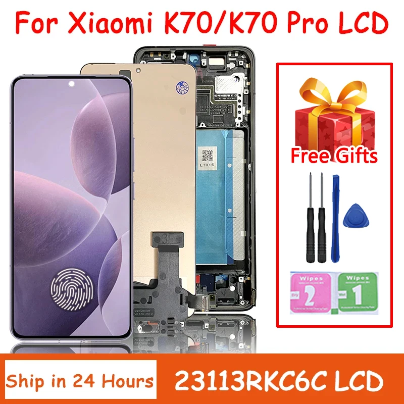 667''amoled-for-xiaomi-redmi-k70-k70-pro-lcd-23113rkc6c-23117rk66c-display-frame-touch-panel-digitizer-assembly