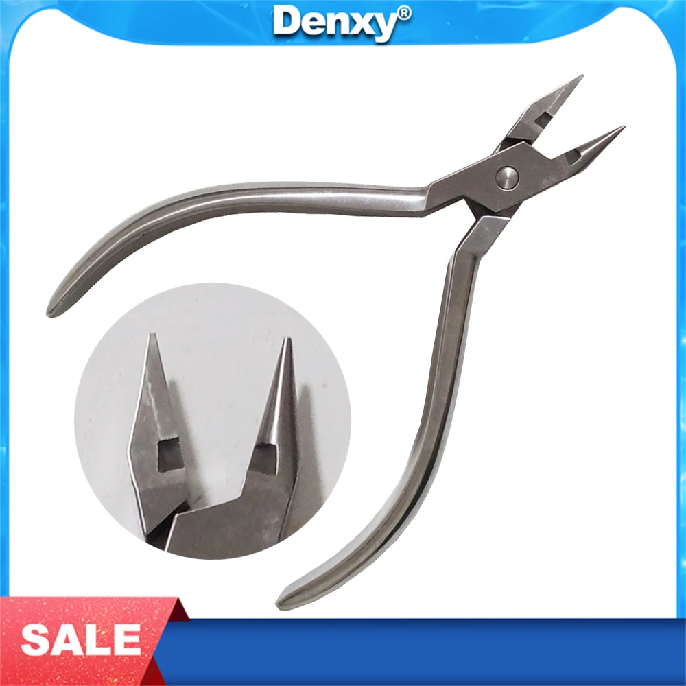 

DENXY 1 pcs Orthodontic Pliers Light Wire Plier With Cutter To Make Different Ortho Loops Dental Forceps