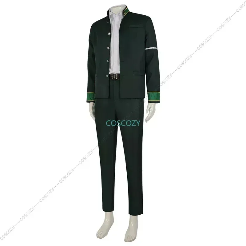 sisi 22332024 جديد أنيمي الرياح قواطع Akihiko Nirei تأثيري حلي شعر مستعار روز صافي Furin زي مدرسي الثانوية دعوى سترة معطف السراويل