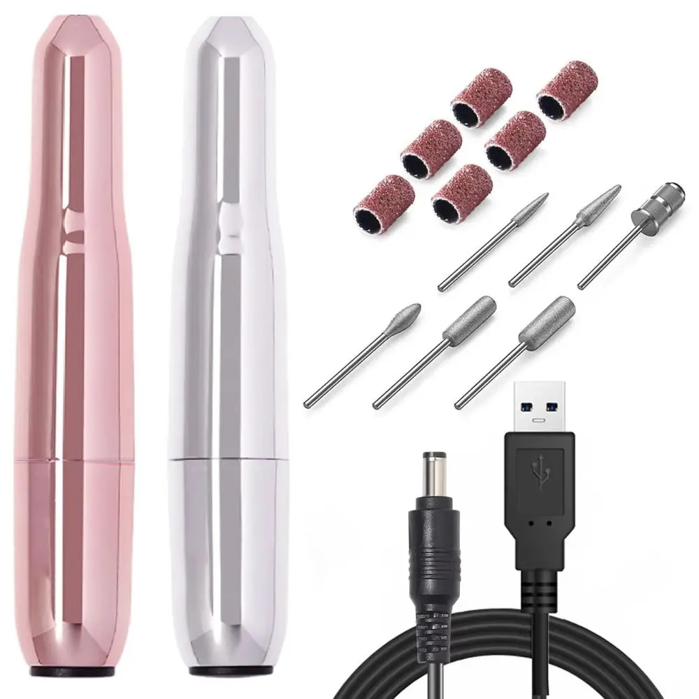 High-Speed Electric Nail Drill Machine Portable Professional Manicure Mill Equipment Multi-function with Drill Bits
