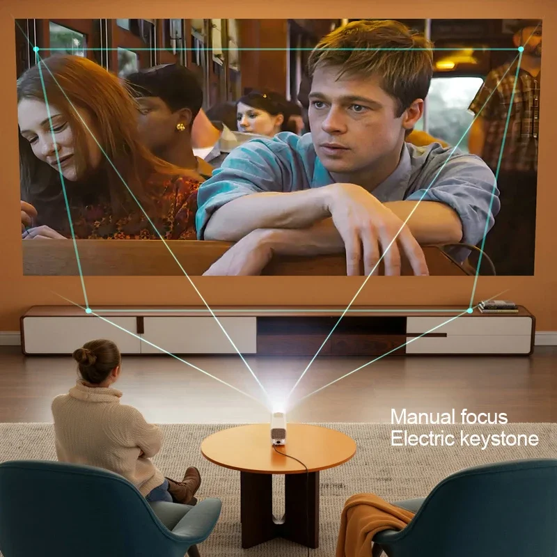 New Arrival Vivicine Y1S Pro Portable HD Android 12 WIFI LED Home Theater Movie Game Projector