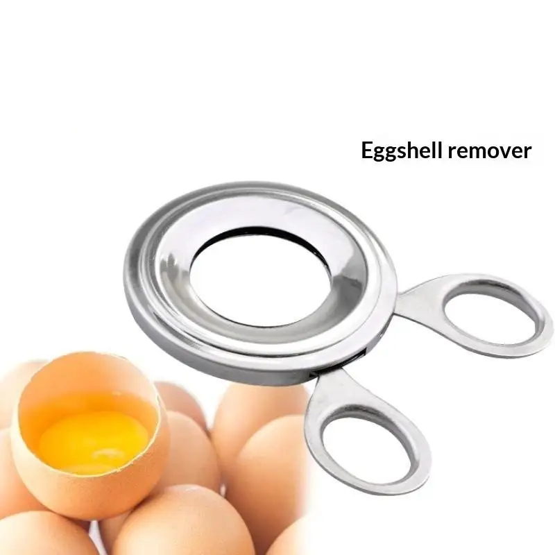 Egg Opener Manual 3 in 1 Egg Slicer Cutter Scissors Durable Kitchen Tool for Home Party Catering Food Preparation Use