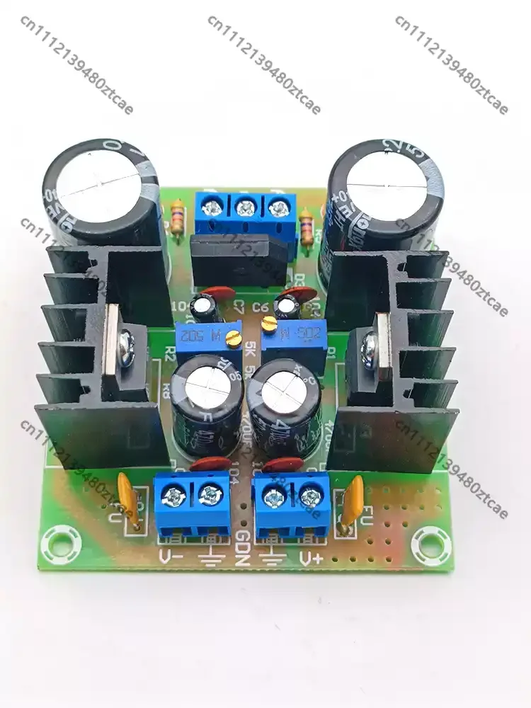 LM317+LM337 Dual Polarity Adjustable Power Supply Board Kit Negative Voltage Regulator DIY Components