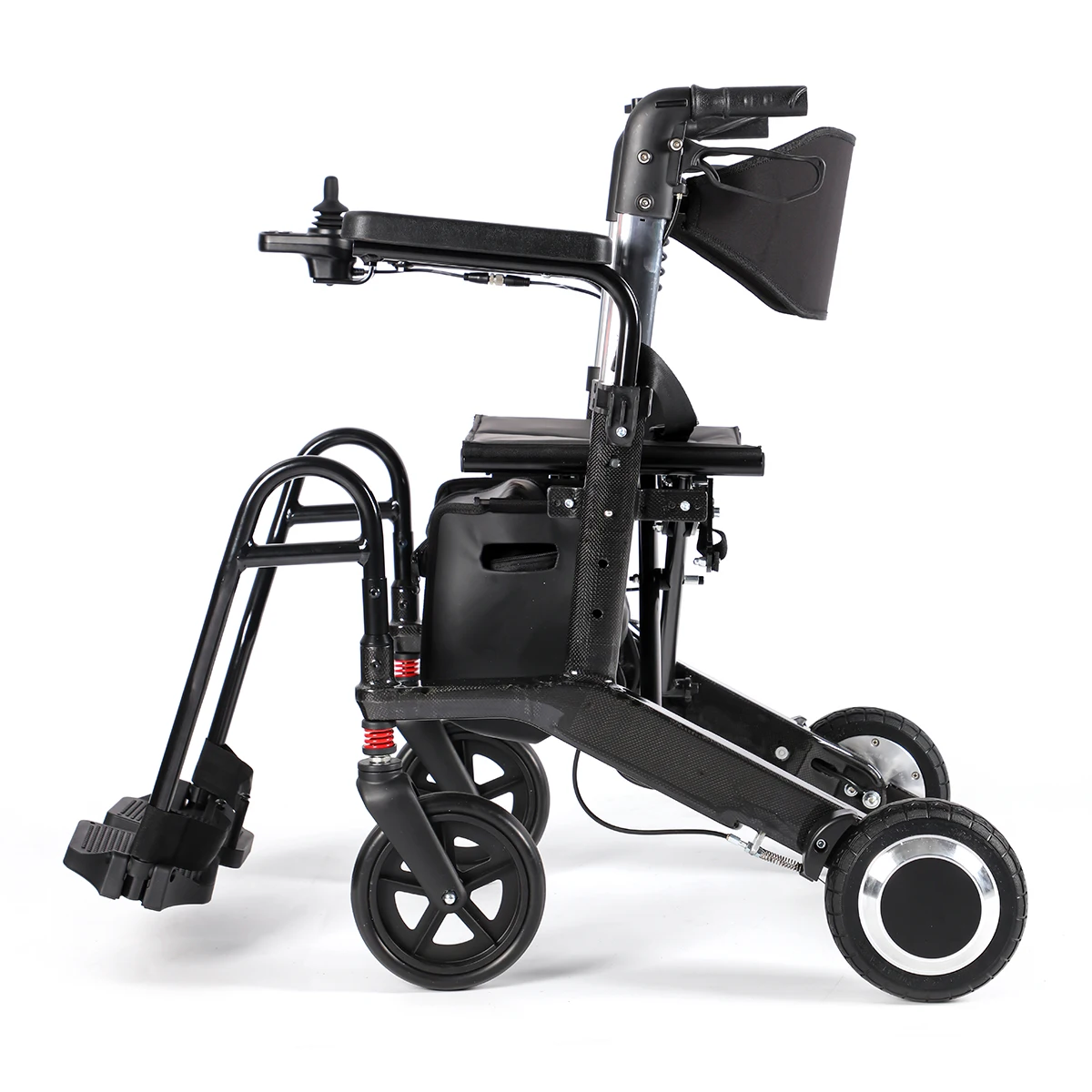 Coolfull Human Engineering Portable Retractable Handrail Rod Lightweight Carbon and Aluminum Electric Rollator
