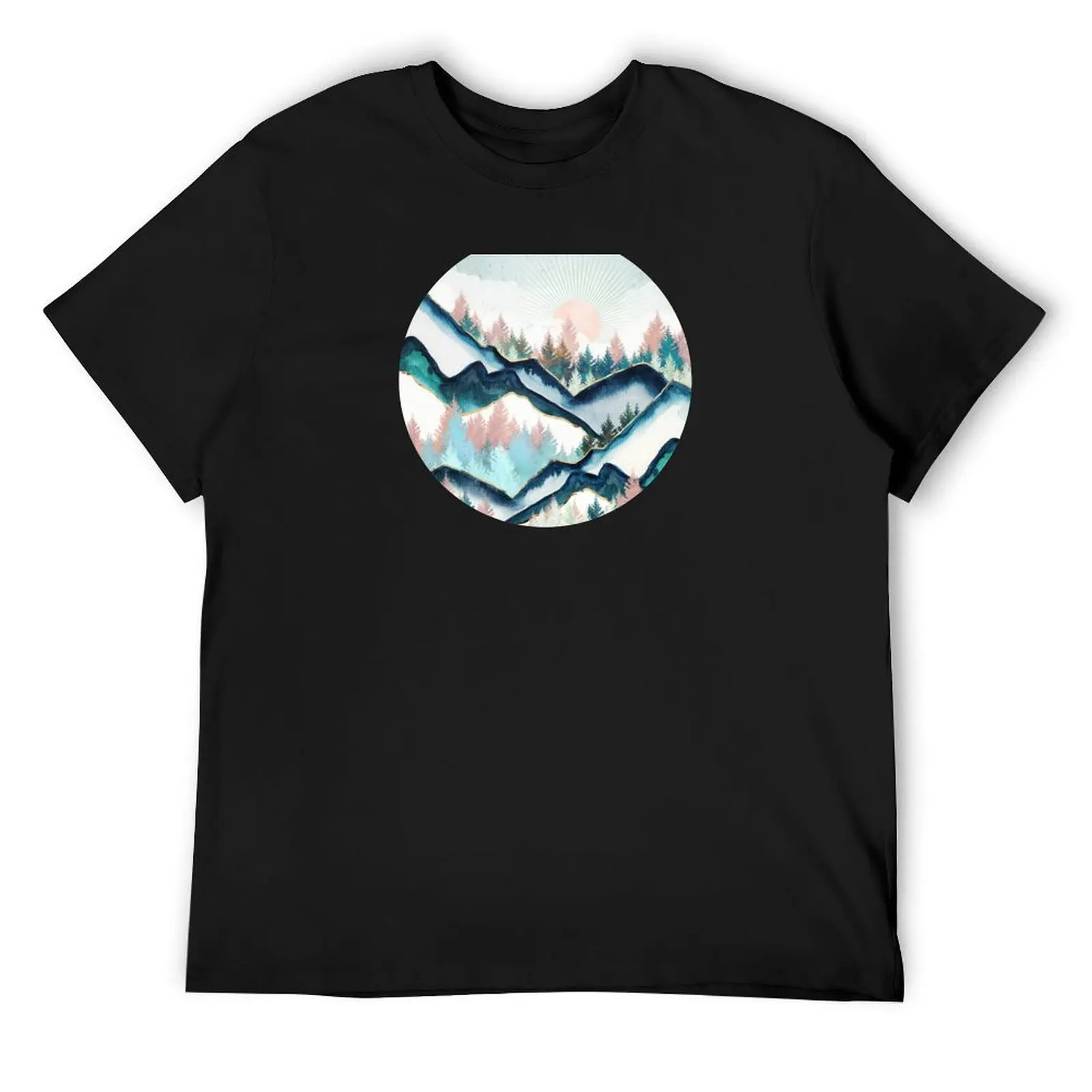 

Winter Forest T-Shirt summer top korean fashion graphic t shirt vintage cotton graphic tees mens vintage t shirts