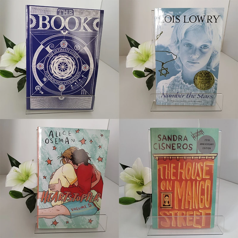 THE BOOK&Number the Stars Lois Lowry &Heartstopper Volume One Alice&The House On Mango Street English Books Livros Libros