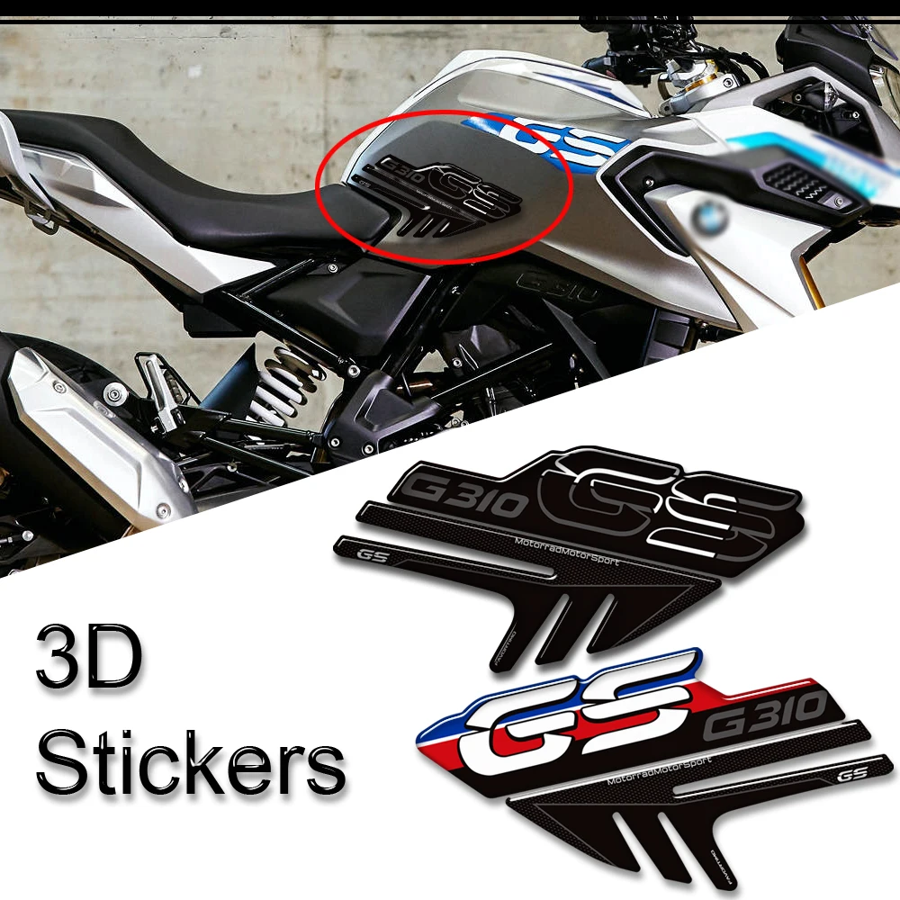 

2023 2024 2025 Adventure ADV Bike Tank Pad Gas Fuel Oil Knee Stickers Decals Protection 2017 - 2022 For BMW G 310 GS G310GS G310